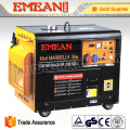 Gerador diesel elétrico amarelo vermelho refrigerar de água 6kw